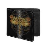 Boho Spiritual Dragonfly Print Bifold Wallet
