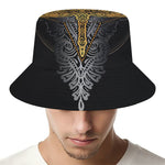 Boho Spiritual Dragonfly Print Bucket Hat