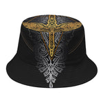 Boho Spiritual Dragonfly Print Bucket Hat