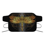 Boho Spiritual Dragonfly Print Car Windshield Snow Cover