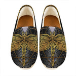 Boho Spiritual Dragonfly Print Casual Shoes