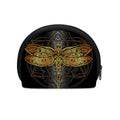 Boho Spiritual Dragonfly Print Coin Purse
