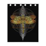 Boho Spiritual Dragonfly Print Curtain