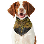 Boho Spiritual Dragonfly Print Dog Bandana
