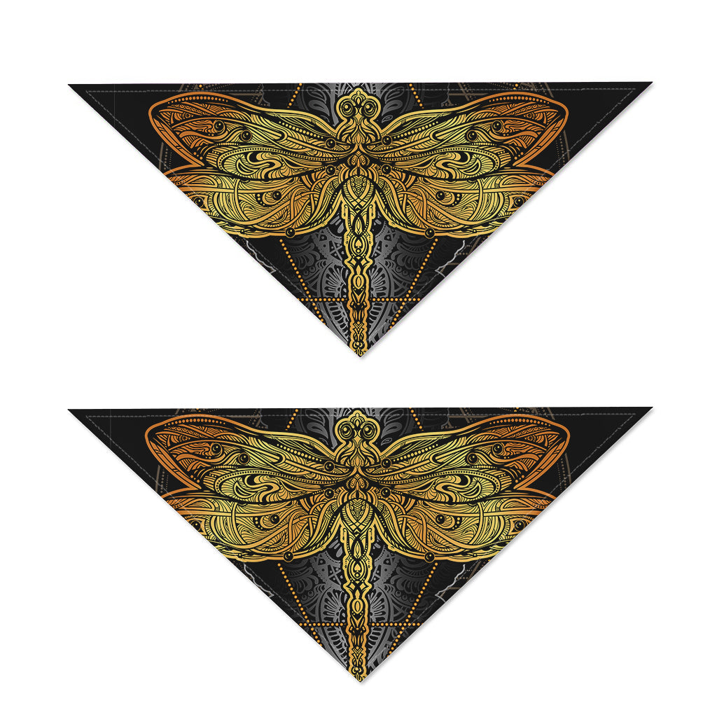Boho Spiritual Dragonfly Print Dog Bandana
