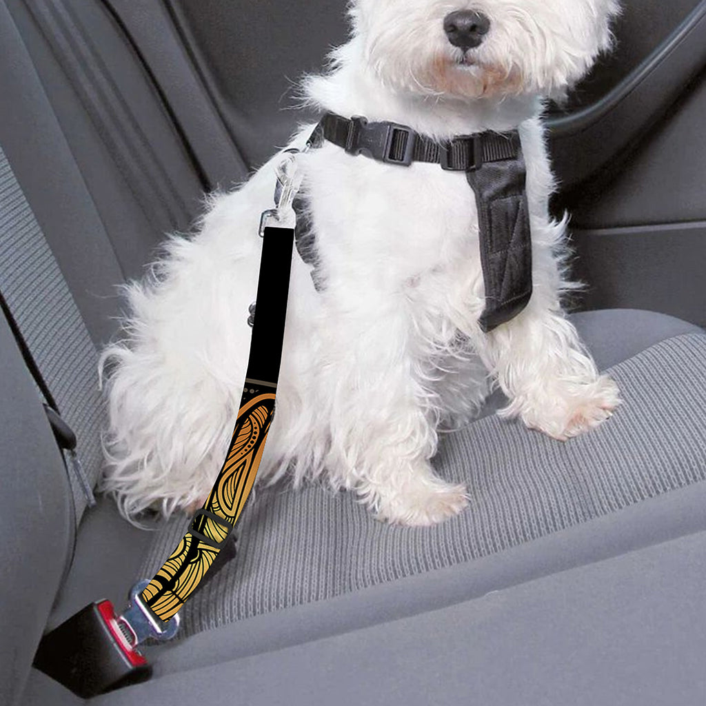 Boho Spiritual Dragonfly Print Dog Seat Belt