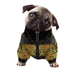 Boho Spiritual Dragonfly Print Dog Zip Up Jacket
