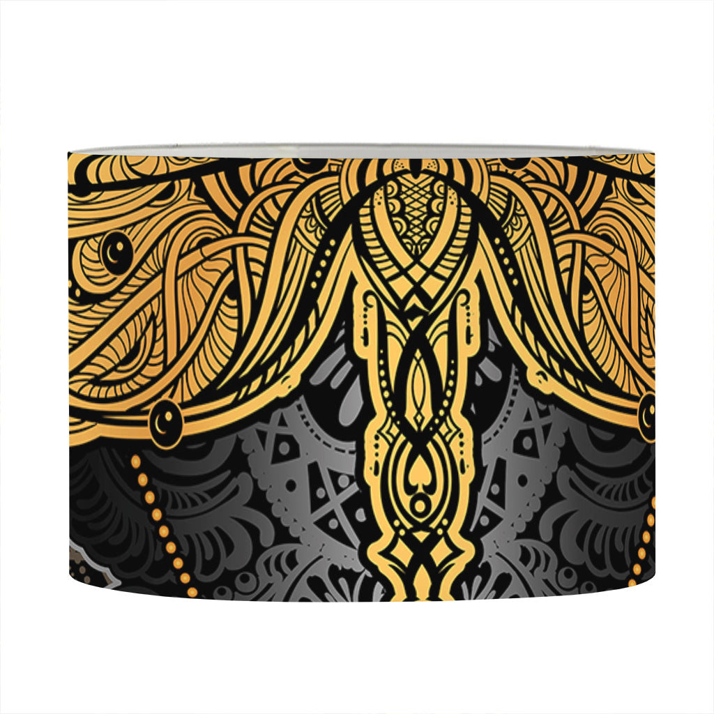 Boho Spiritual Dragonfly Print Drum Lamp Shade