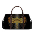 Boho Spiritual Dragonfly Print Duffel Bag