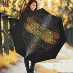 Boho Spiritual Dragonfly Print Foldable Umbrella