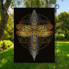 Boho Spiritual Dragonfly Print Garden Flag