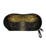 Boho Spiritual Dragonfly Print Glasses Case
