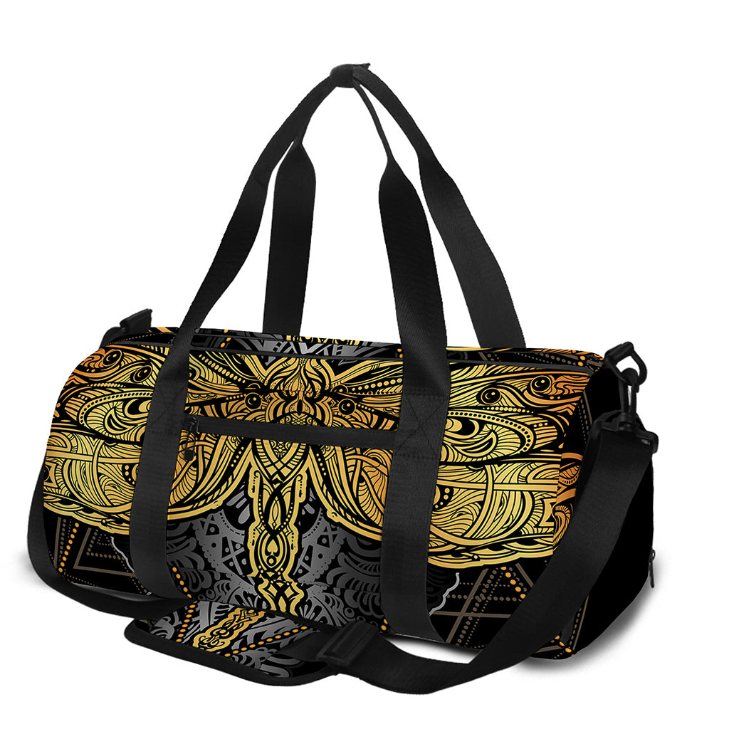 Boho Spiritual Dragonfly Print Gym Bag