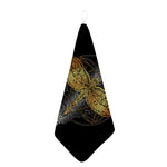 Boho Spiritual Dragonfly Print Hand Towel