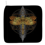 Boho Spiritual Dragonfly Print Hand Towel