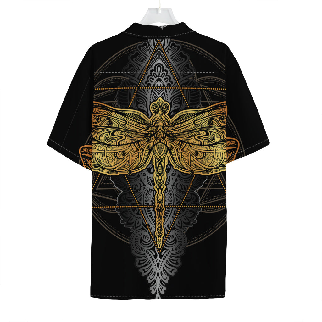 Boho Spiritual Dragonfly Print Hawaiian Shirt