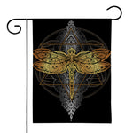 Boho Spiritual Dragonfly Print House Flag