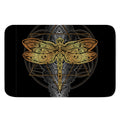Boho Spiritual Dragonfly Print Indoor Door Mat