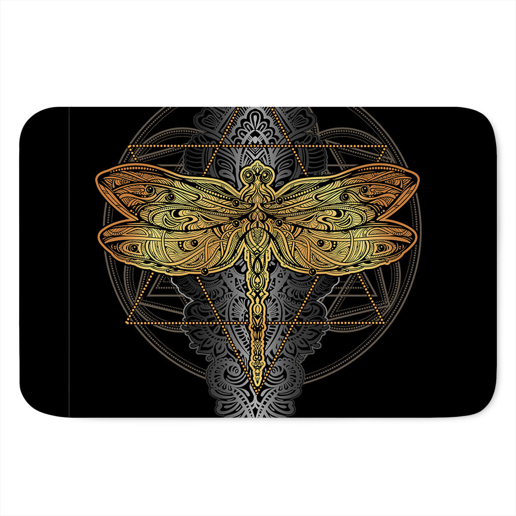 Boho Spiritual Dragonfly Print Indoor Door Mat