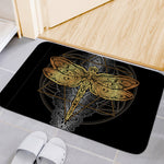 Boho Spiritual Dragonfly Print Indoor Door Mat