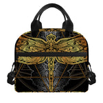 Boho Spiritual Dragonfly Print Insulated Lunch Bag