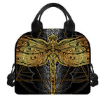 Boho Spiritual Dragonfly Print Insulated Lunch Bag