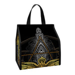 Boho Spiritual Dragonfly Print Insulated Lunch Tote