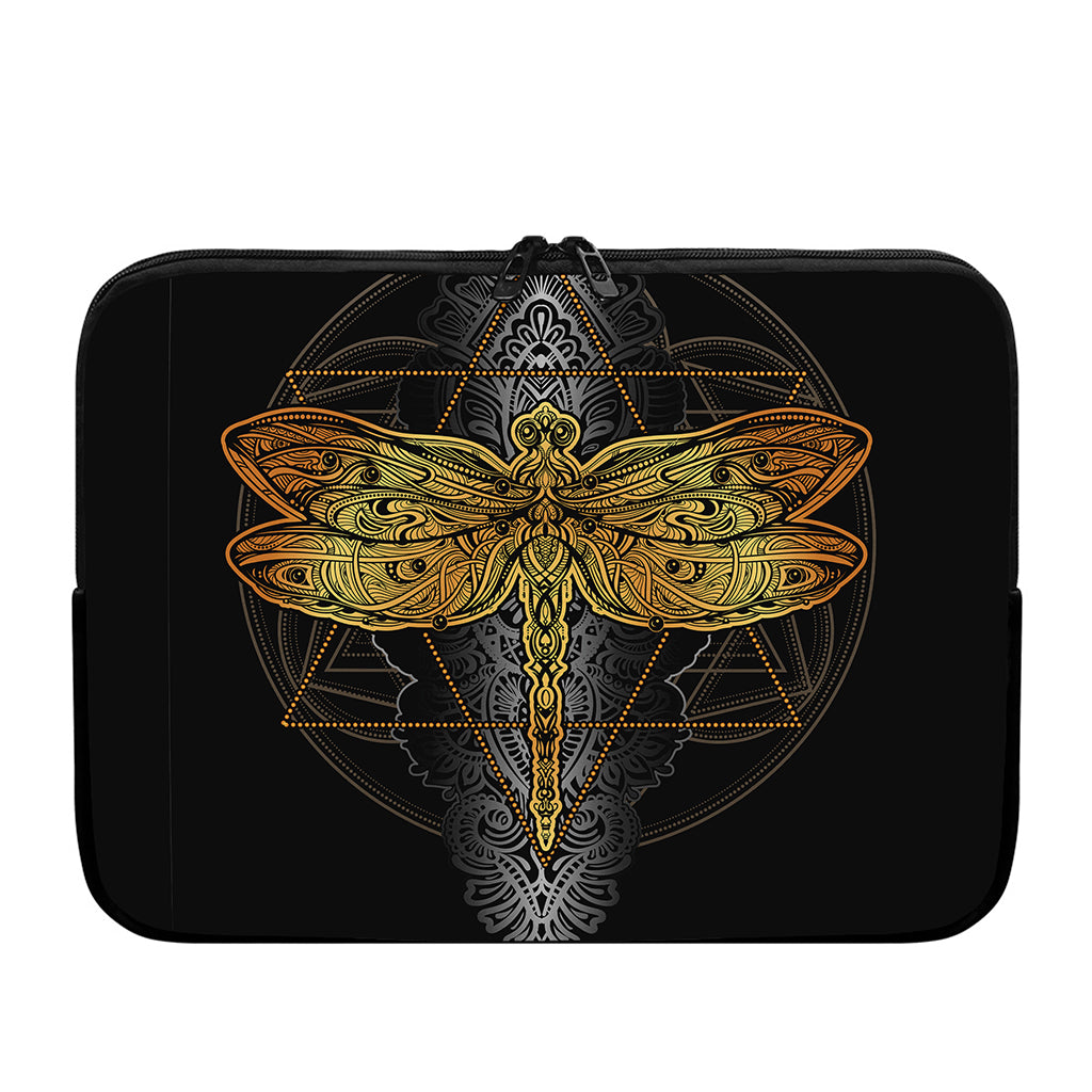 Boho Spiritual Dragonfly Print Laptop Sleeve