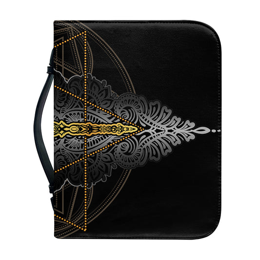 Boho Spiritual Dragonfly Print Leather Bible Cover