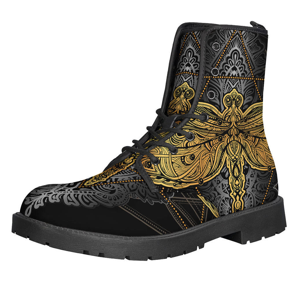 Boho Spiritual Dragonfly Print Backpack