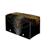 Boho Spiritual Dragonfly Print Leather Tissue Box Cover