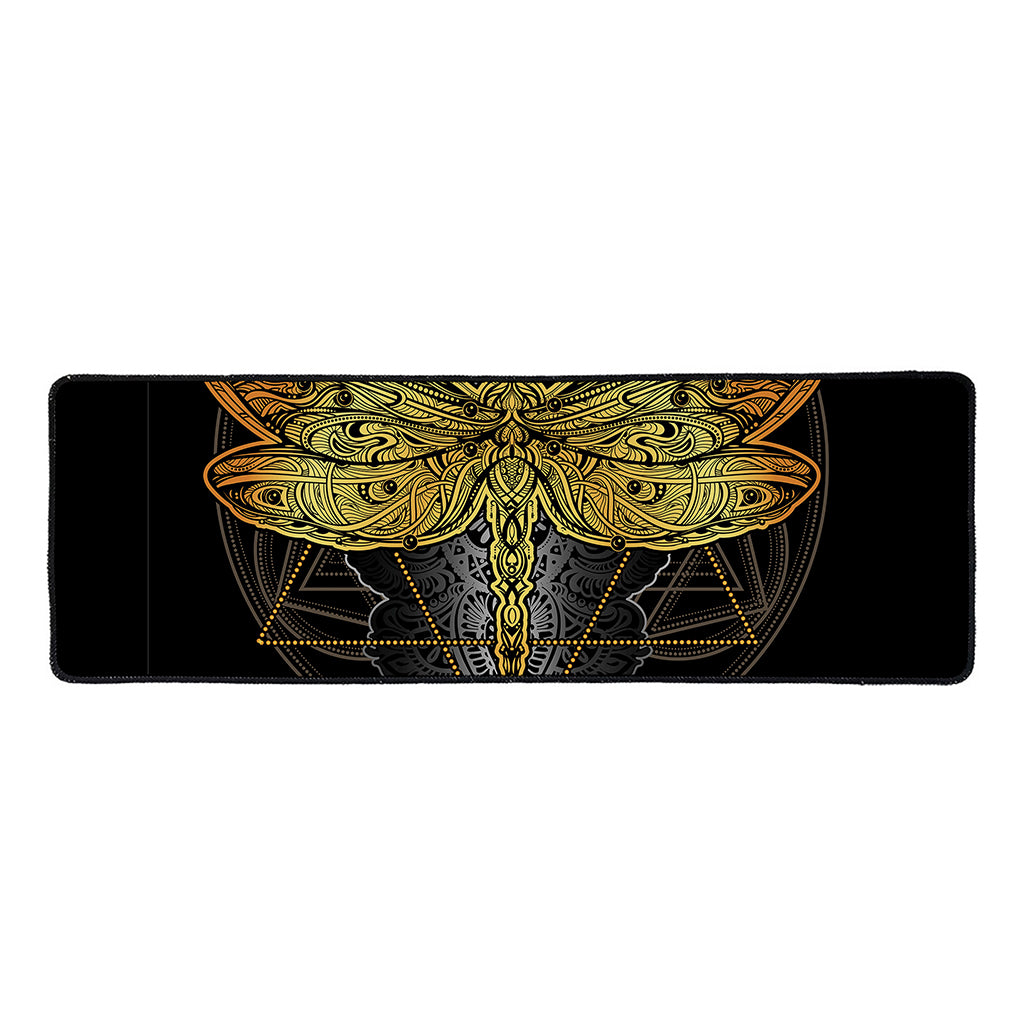Boho Spiritual Dragonfly Print Long Kitchen Mat