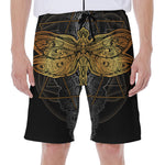Boho Spiritual Dragonfly Print Men's Beach Shorts