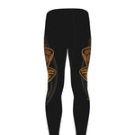 Boho Spiritual Dragonfly Print Men's leggings