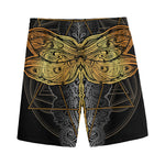 Boho Spiritual Dragonfly Print Men's Sports Shorts
