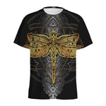 Boho Spiritual Dragonfly Print Men's Sports T-Shirt