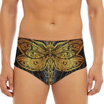 Boho Spiritual Dragonfly Print Men's Triangle Swim Briefs