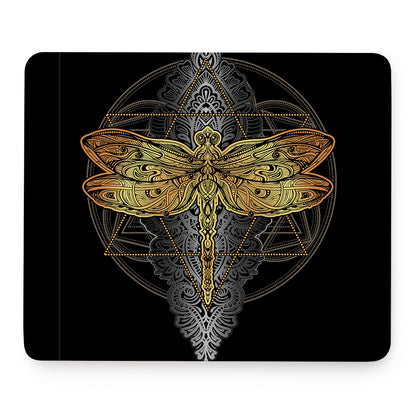 Boho Spiritual Dragonfly Print Mouse Pad