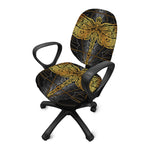 Boho Spiritual Dragonfly Print Office Chair Cover