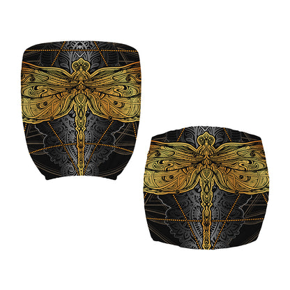 Boho Spiritual Dragonfly Print Office Chair Cover