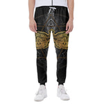 Boho Spiritual Dragonfly Print Scuba Joggers