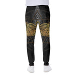 Boho Spiritual Dragonfly Print Scuba Joggers