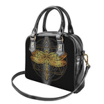 Boho Spiritual Dragonfly Print Shoulder Handbag
