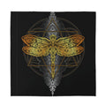 Boho Spiritual Dragonfly Print Silk Bandana