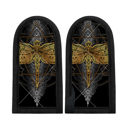 Boho Spiritual Dragonfly Print Skillet Handle Cover