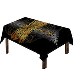 Boho Spiritual Dragonfly Print Tablecloth