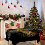 Boho Spiritual Dragonfly Print Tablecloth