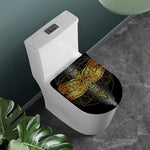 Boho Spiritual Dragonfly Print Toilet Lid Cover