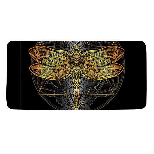 Boho Spiritual Dragonfly Print Towel