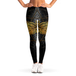 Boho Spiritual Dragonfly Print Women's Leggings